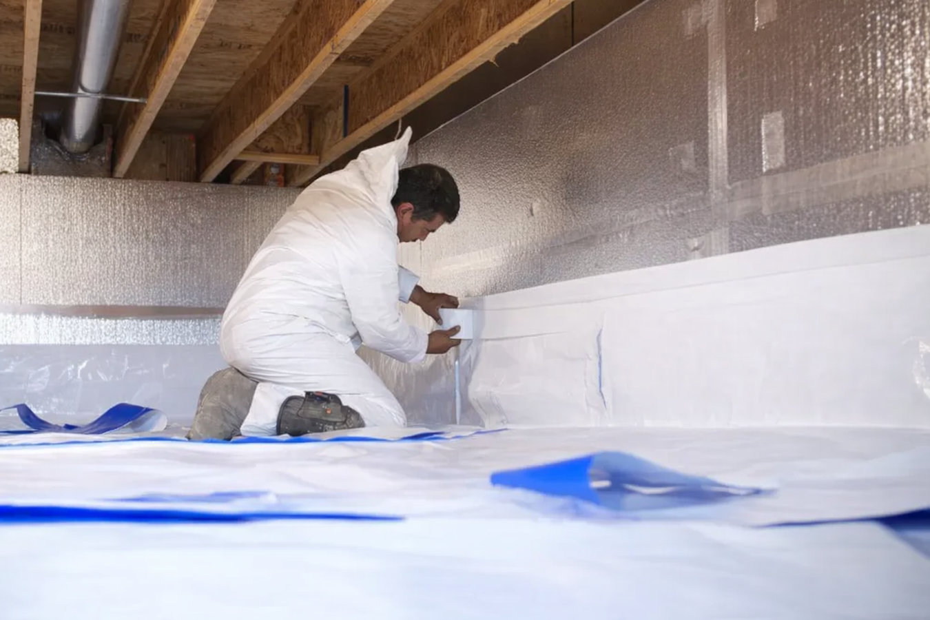 Vapor barrier installation in Jefferson City, MO